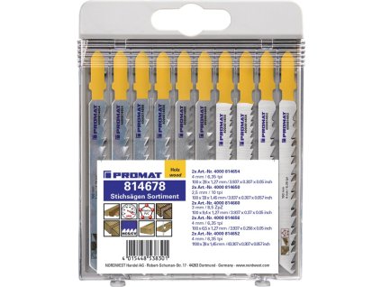 Sortiment pílových listov  10 kusov na drevo  (Farba 10 kusov pre drevo)