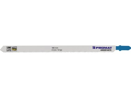 List do dierovacej píly  Celková dĺžka 180 mm Rozstup zubov 2 mm (Farba Celková dĺžka 180 mm, Veľkosť Rozstup zubov 2 mm)