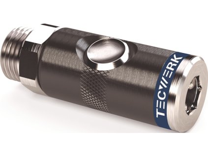 Spojky na stlačený vzduch (Farba DN 7,4, vonkajší závit hliník NBR, Veľkosť Závit G 1/2 ″ 20,95 mm)