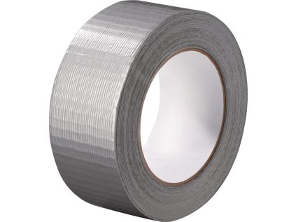 Látková páska strieborná dĺžka 50 m šírka 48 mm rolka TECWERK (Farba strieborná, Veľkosť Dĺžka 50 m Šírka 48 mm  rolka)