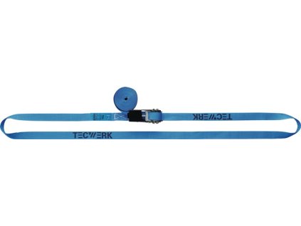 Uväzovací popruh DIN EN 12195-2 s račňou TECWERK (Farba Dĺžka 8 m Šírka 50 mm, Veľkosť s račňou LC U 5000 daN)