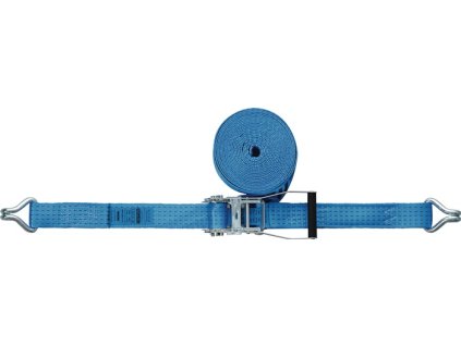Uväzovací popruh DIN EN 12195-2 s račňou + špicatý hák TECWERK (Farba Dĺžka 10 m Šírka 50 mm, Veľkosť s račňou + špicatý hák LC U 5000 daN)