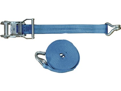 Uväzovací popruh DIN EN 12195-2 s račňou + špicatý hák LC U 2000 daN TECWERK (Farba Dĺžka 4 m Šírka 35 mm, Veľkosť s račňou + špicatý hák LC U 2000 daN)