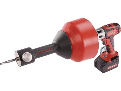 Elektrické zariadenie na čistenie potrubia ROSPIMATIC CL Set Dĺžka špirály 7,5 m Špirála Ø 8 mm (Farba Dĺžka špirály 7,5 m, Veľkosť Ø špirály 8 mm)