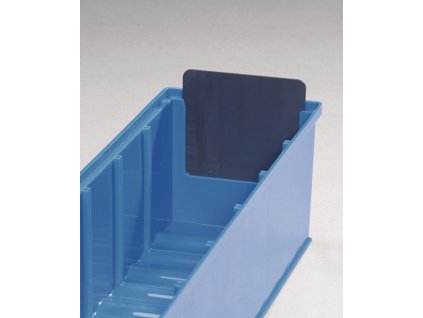 Výsuvné zarážky (Farba pre policový box TECWERK š.91/183/235 mm, Veľkosť čierna PP 10 ks/bal.)