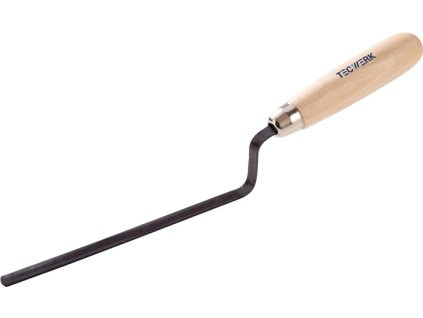 Škárovacie hladidlá (Farba Dĺžka 180 mm Šírka 12 mm, Veľkosť kalené, s rukoväťou z bukového dreva oceľ)