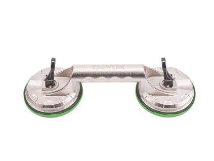 Odsávací zdvihák (Farba Nosnosť 80 kg Hlava Ø 118 mm, Veľkosť 2 hlavy z hliníka)