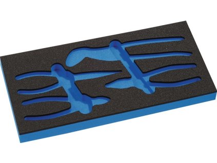 Modul nástrojov KNIPEX F5030461 Slepá vložka 1/3 modulu (Farba Prázdny vkladací modul 1/3, Veľkosť V. 30 mm)