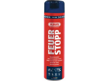 Hasiaci sprej požiarny stop FS625 FS625 625 ml s kontinuálnym tlakom bez držiaka ABUS (Farba FS625 625 ml s kontinuálnym tlakom, Veľkosť bez držiaka)
