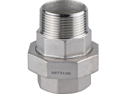 Kovanie z nehrdzavejúcej ocele (Farba NPS=1 1/2 ″, Veľkosť 312A, kónické tesnenie L 79 mm L1=19 mm L2=23 mm)