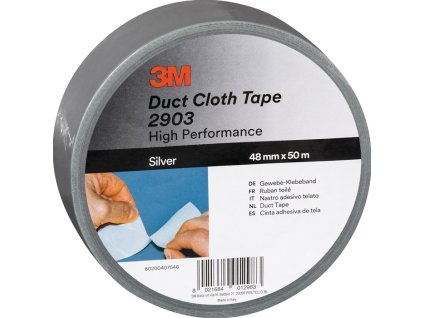 Textilná páska Scotch® 2903 Dĺžka 50 m Šírka 48 mm Rolka 3M (Farba strieborná, Veľkosť Dĺžka 50 m Šírka 48 mm  rolka)
