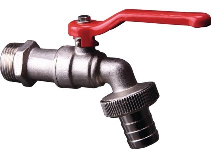 Dvojcestné ventily (Farba Poniklovaná mosadz Menovitá veľkosť 19 mm, Veľkosť Vonkajší závit 3/4 ″ Menovitá veľkosť 3/4 ″)