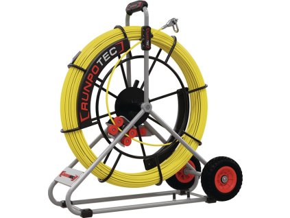 Tyč zo sklenených vlákien GF 7,5 a GF 9 Dĺžka pásu 120 m Polomer ohybu 620 mm Kábel Ø 9 mm (Farba Dĺžka pásu 120 m Polomer ohybu 620 mm, Veľkosť Kábel Ø 9 mm)