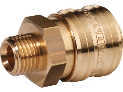 Spojky na stlačený vzduch (Farba DN 7,2, vonkajší závit mosadzný polotovar, Veľkosť Závit G 3/8 ″ 16,66 mm)
