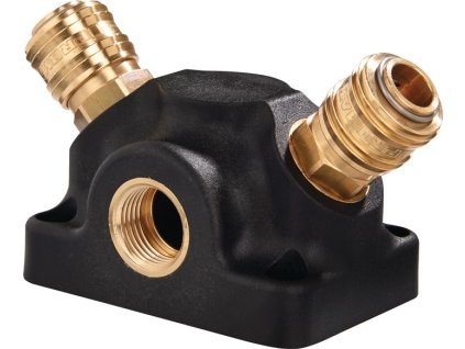 Rozvádzače stlačeného vzduchu (Farba Závit G 1/2 ″/19,17 mm, Veľkosť Vnútorný závit, 2 spojky DN 7,2)