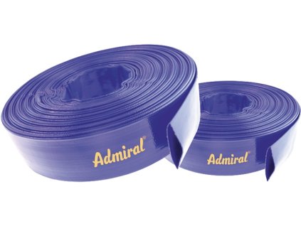 Plochá hadica Admi®Flat dĺžka 50 m modrá rolka ADMIRAL (Farba Vnútorný Ø 203 mm, Veľkosť Dĺžka 50 m modrá rolka)
