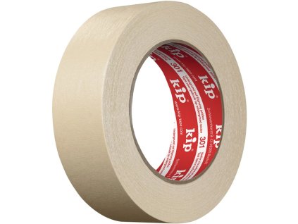 Jemný krep Extra 301 MASKING-TEC® ľahko krepovaný prírodný valec KIP (Farba mierne krepovaný, Veľkosť prírodný Dĺžka 50 m Šírka 48 mm rolka)
