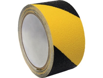 Protišmykové lepiace pásky (Farba čierna/žltá, Veľkosť Dĺžka 18 m, šírka 50 mm)