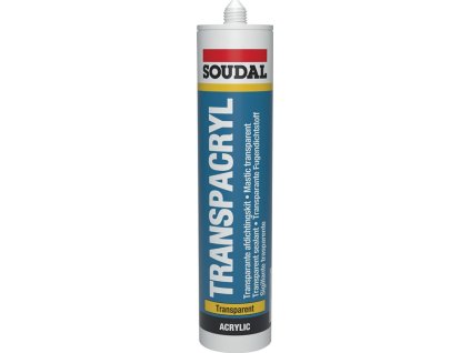 Akryl Transpacryl 310 ml priehľadná kartuša SOUDAL (Farba 310 ml, Veľkosť priehľadná  Kazeta)