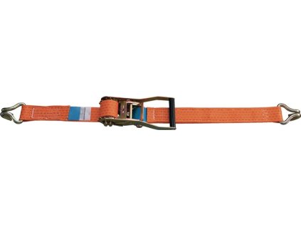 Uväzovací popruh DIN EN 12195-2 s račňou + špicatý hák DOLEZYCH (Farba Dĺžka 6 m Šírka 50 mm, Veľkosť s račňou + špicatý hák LC U 5000 daN)