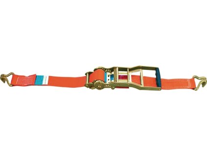 Uväzovací popruh DIN EN 12195-2 s dlhou pákovou račňou + špicatý hák LC U 5000 daN DOLEZYCH (Farba Dĺžka 10 m Šírka 50 mm, Veľkosť s dlhou pákou západka + špicatý hák LC U 5000 daN)