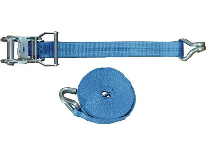 Uväzovací popruh DIN EN 12195-2 s račňou + špicatý hák LC U 2000 daN PROMAT (Farba Dĺžka 8 m Šírka 35 mm, Veľkosť s račňou + špicatý hák LC U 2000 daN)