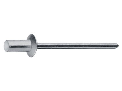 Tesniaci slepý nit CAP® Stopka nitu d x l 4,8 x 14 mm Hliník / oceľ (Farba Stopka nitu d x l 4,8 x 14 mm, Veľkosť Hliník / oceľ)