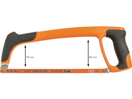 Pílový list na kov 319 Dĺžka čepele 300 mm 24 zubov na palec D-komfortná rukoväť (Farba Dĺžka čepele 300 mm 24 zubov na palec, Veľkosť D-komfortná rukoväť)