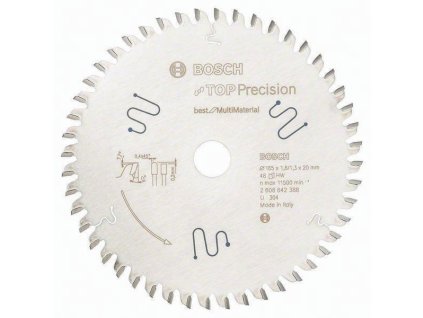 Kotúčová píla  Vonkajší Ø 165 mm Počet zubov 48 HLTCG Otvor 20 mm Šírka rezu 1,8 mm (Farba Vonkajší Ø 165 mm Počet zubov 48 HLTCG, Veľkosť Otvor 20 mm Šírka rezu 1,8 mm)