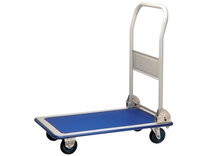 Plošinové vozíky (Farba Ložné plochy L720xŠ470 mm rúrkové oceľové, Veľkosť svetlosivá max. zaťaženie 150 kg)