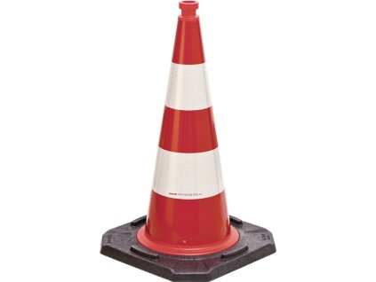 Dopravný kužeľ (Farba Výška 750 mm, Veľkosť Testované BAST, 2 pásy Hmotnosť 5,80 kg, 45 x 45 cm)