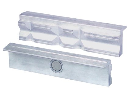 Ochranná čeľusť pre zverák Typ P pre šírku čeľuste 180 mm Prizmy (Farba pre šírku čeľustí 180 mm, Veľkosť Prizmy)