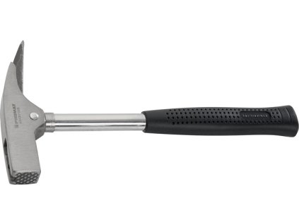 Kladivo pokrývačské DIN 7239 Hmotnosť hlavy 600 g s magnetom zdrsnená oceľová rúrka (Farba Hmotnosť hlavy 600 g s magnetom, Veľkosť zdrsnená rúrková oceľ)