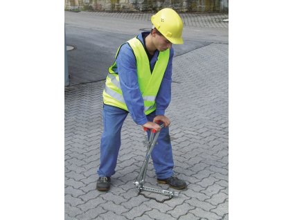 Vyťahovač kameňa (Farba Rozsah uchopenia 90 - 330 mm, Veľkosť Mŕtva hmotnosť 4 kg Pozinkovaný)