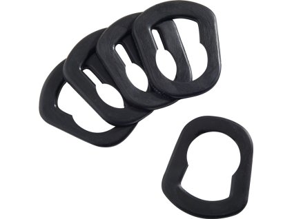 Príslušenstvo pre kanistre na palivo (Farba pre flexibilnú výlevku, Veľkosť Dĺžka 55 mm Šírka 47 mm Výška 3,2 mm  5 kusov vo vrecku)