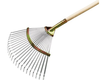 Metla na lístie (Farba Pracovná šírka 450 mm, Veľkosť Oceľ, pozinkovaná pevná)