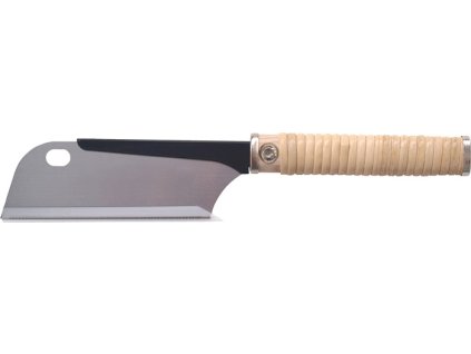 Japonská píla/píla s jemným rozstupom Mini Dozuki Dĺžka čepele 150 mm Celková dĺžka 370 mm (Farba dĺžka čepele 150 mm celková dĺžka 370 mm, Veľkosť rovná ratanová rukoväť)
