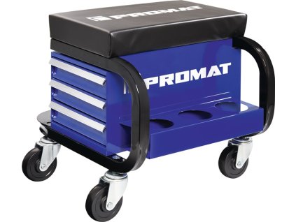 Stoličky (Farba s kolieskami a policou, Veľkosť Modro-čierne čalúnenie z imitácie kože)