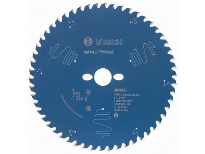 Kotúčová píla  Vonkajší Ø 254 mm Počet zubov 54 WZ Vŕtanie 30 mm Šírka rezu 2,6 mm (Farba Vonkajší Ø 254 mm Počet zubov 54 WZ, Veľkosť Otvor 30 mm Šírka rezu 2,6 mm)