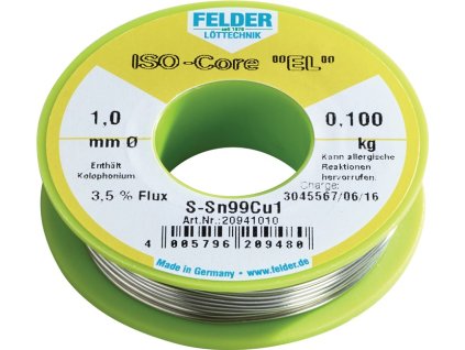 Spájkovací drôt (Farba 1 mm, Veľkosť 250 g S-Sn99Cu1)