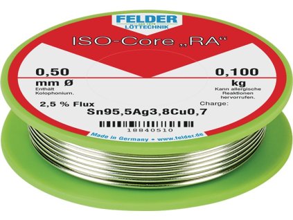 Spájkovací drôt (Farba 0,5 mm, Veľkosť 100 g Sn95,5Ag3,8Cu0,7)