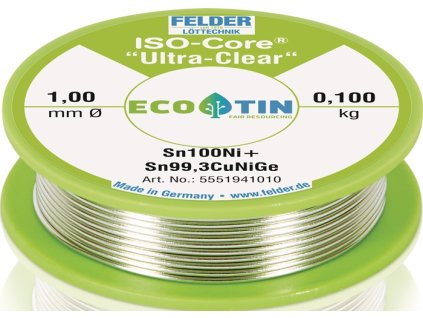 Spájkovací drôt (Farba 1 mm, Veľkosť 100 g Sn100Ni+)