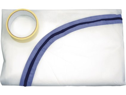 Dvere na ochranu proti prachu (Farba 1 handrička / 1 rolka lepiacej pásky, Veľkosť Tkanina 2,2 x 1,1 m/páska 7 m x 25 mm)