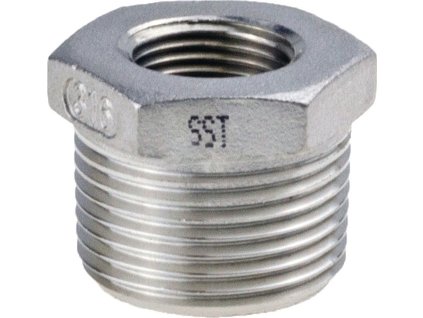 Kovanie z nehrdzavejúcej ocele (Farba NPS=3 ″ NPS2 2 1/2 ″, Veľkosť 325, 8-hranný L 41,5 mm)