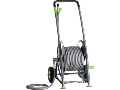 Hadicový vozík (Farba Pripojovací závit 26,44 mm G 3/4 ″, Veľkosť práškovo lakovaná oceľ)