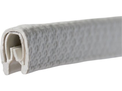 Chrániče hrán PROMAT (Farba Rozsah upínania 3-6 mm Dĺžka 10 m, Veľkosť Šírka 12 mm Výška 17,5 mm bielo-sivá)