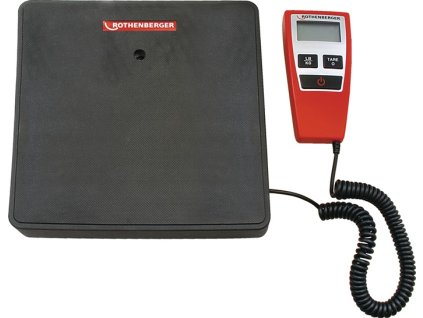 Váha na chladivo ROSCALE 120 Rozsah váženia 0-120 kg Plošina-B230xD230 mm ROTHENBERGER (Farba Rozsah váženia 0-120 kg, Veľkosť Plattform-B230xT230mm)