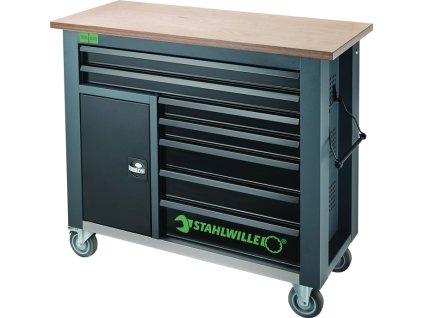 Pojazdné lavice na náradie (Farba Außen-B1150xT500xH1045mm, Veľkosť Počet zásuviek 7 + 1 priehradka 750 kg v nenaloženom stave)