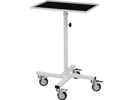 Zakladacia plocha regálu na materiál D410xŠ610mm BEDRUNKA+HIRTH (Farba Ložná plocha - D410 x Š610 mm, Veľkosť Nastaviteľná výška 945-1295 mm svetlo sivá Pevná polica)