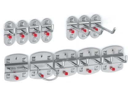 Držiak nástroja (Farba ŠxVmm, Veľkosť 9 del. háčikov/3 dvojité háčiky 12 ks.)